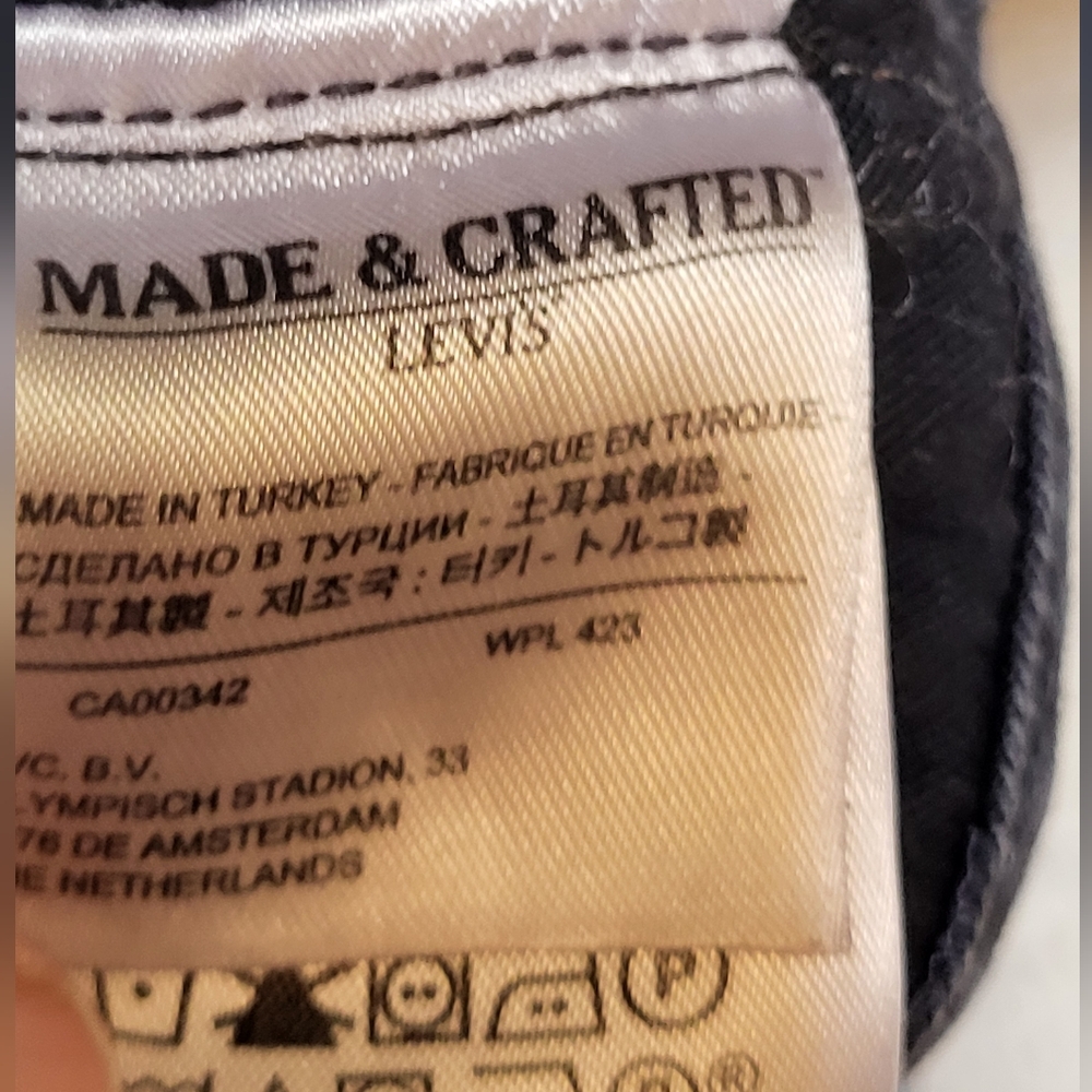 Levi's Made & Crafted Women's Dark Wash Empire Skinny Jeans - Size 28 - Picture 4 of 5
